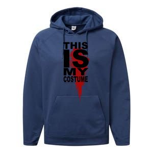 Trick R Treat This Is My Costumegift Performance Fleece Hoodie