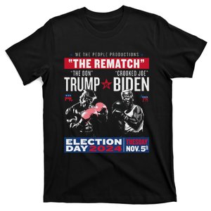 The Rematch: The Don And Crooked Joe Pro Trump 2024 T-Shirt