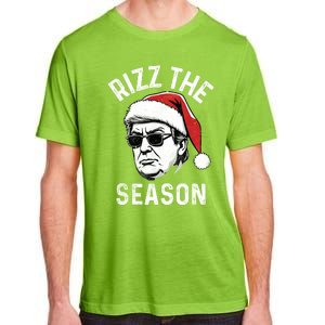 Trump Rizz The Season Christmas Donald Trump Rizz The Season Christmas Adult ChromaSoft Performance T-Shirt