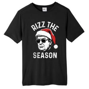 Trump Rizz The Season Christmas Donald Trump Rizz The Season Christmas Tall Fusion ChromaSoft Performance T-Shirt