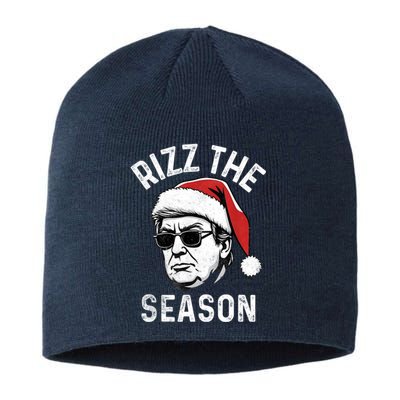 Trump Rizz The Season Christmas Donald Trump Rizz The Season Christmas Sustainable Beanie