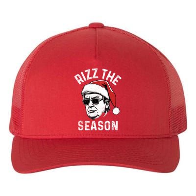 Trump Rizz The Season Christmas Donald Trump Rizz The Season Christmas Yupoong Adult 5-Panel Trucker Hat