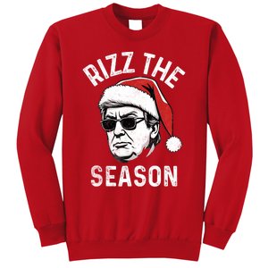 Trump Rizz The Season Christmas Donald Trump Rizz The Season Christmas Sweatshirt