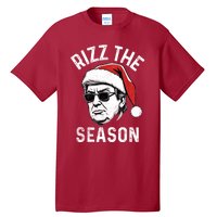 Trump Rizz The Season Christmas Donald Trump Rizz The Season Christmas Tall T-Shirt