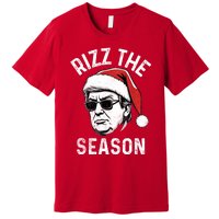 Trump Rizz The Season Christmas Donald Trump Rizz The Season Christmas Premium T-Shirt