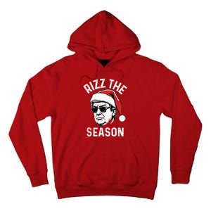 Trump Rizz The Season Christmas Donald Trump Rizz The Season Christmas Tall Hoodie