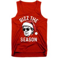 Trump Rizz The Season Christmas Donald Trump Rizz The Season Christmas Tank Top