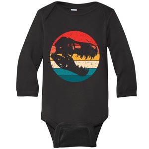 TREX RETRO Baby Long Sleeve Bodysuit