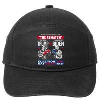 The Rematch The Don And Crooked Joe Pro Trump 2024 7-Panel Snapback Hat