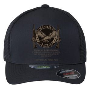 The Right To Keep And Bear Arms Constitutional Gift Flexfit Unipanel Trucker Cap