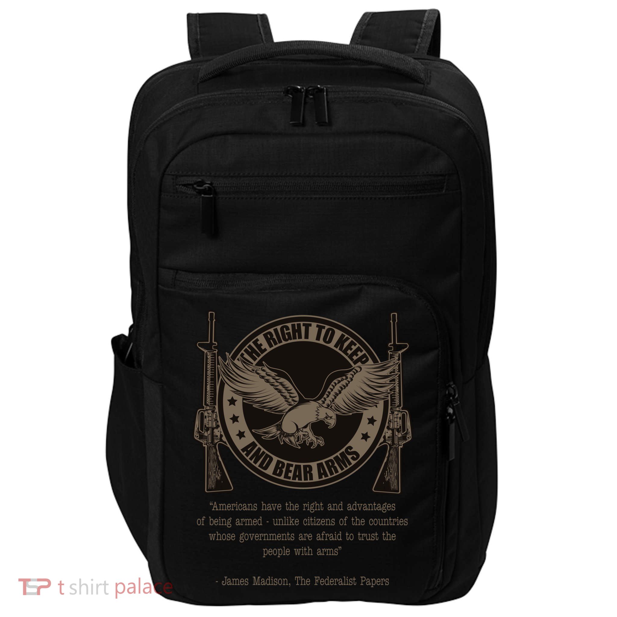 The Right To Keep And Bear Arms Constitutional Gift Impact Tech Backpack
