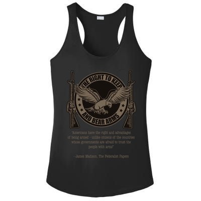 The Right To Keep And Bear Arms Constitutional Gift Ladies PosiCharge Competitor Racerback Tank