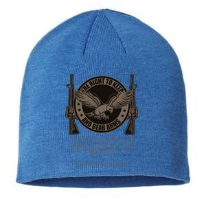 The Right To Keep And Bear Arms Constitutional Gift Sustainable Beanie