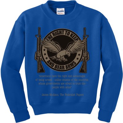The Right To Keep And Bear Arms Constitutional Gift Kids Sweatshirt