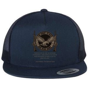 The Right To Keep And Bear Arms Constitutional Gift Flat Bill Trucker Hat