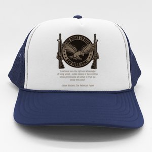 The Right To Keep And Bear Arms Constitutional Gift Trucker Hat