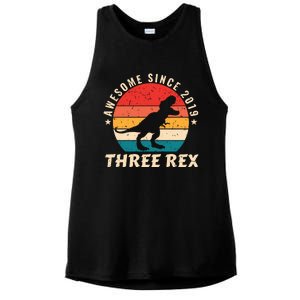 THREE REX Ladies PosiCharge Tri-Blend Wicking Tank