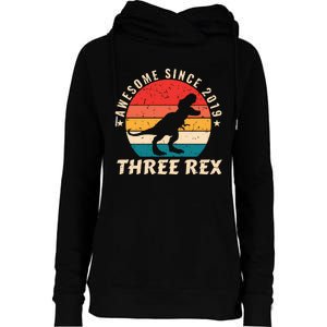 THREE REX Womens Funnel Neck Pullover Hood