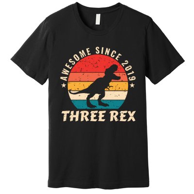 THREE REX Premium T-Shirt