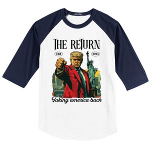 The Return Taking America Back Baseball Sleeve Shirt