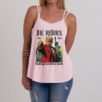 The Return Taking America Back Women's Strappy Tank