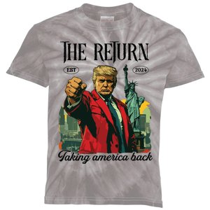 The Return Taking America Back Kids Tie-Dye T-Shirt