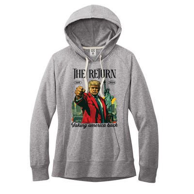 The Return Taking America Back Women's Fleece Hoodie