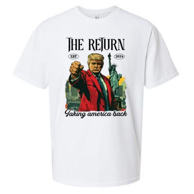 The Return Taking America Back Sueded Cloud Jersey T-Shirt