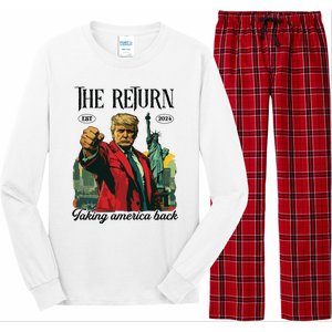 The Return Taking America Back Long Sleeve Pajama Set