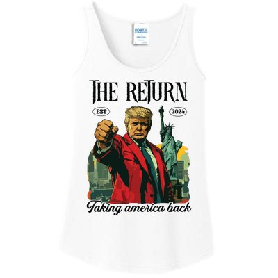 The Return Taking America Back Ladies Essential Tank