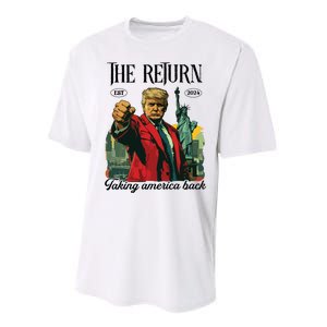 The Return Taking America Back Performance Sprint T-Shirt