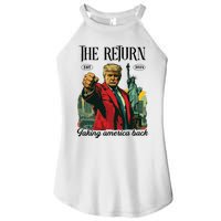 The Return Taking America Back Women's Perfect Tri Rocker Tank