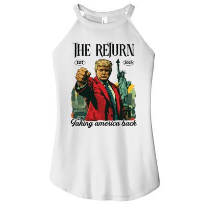 The Return Taking America Back Women’s Perfect Tri Rocker Tank