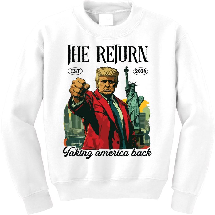 The Return Taking America Back Kids Sweatshirt