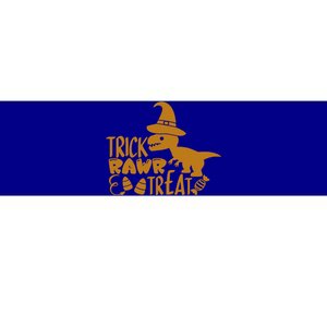 Trick Rawr Treat Dinosaur Halloween Tyrannosaurus Rex Gift Bumper Sticker