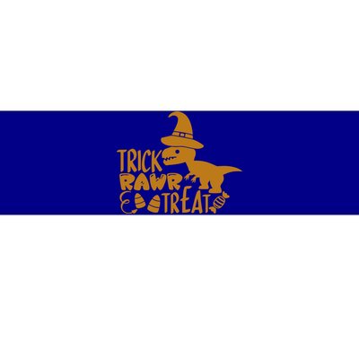 Trick Rawr Treat Dinosaur Halloween Tyrannosaurus Rex Gift Bumper Sticker