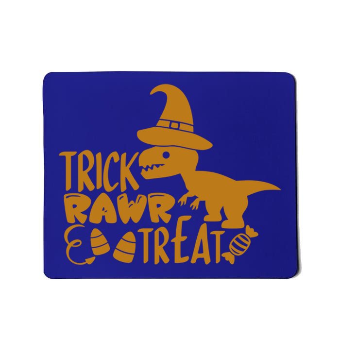 Trick Rawr Treat Dinosaur Halloween Tyrannosaurus Rex Gift Mousepad