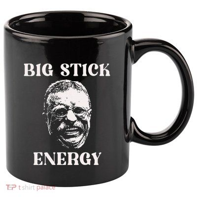 Theodore Roosevelt 11oz C Handle Ceramic Mug