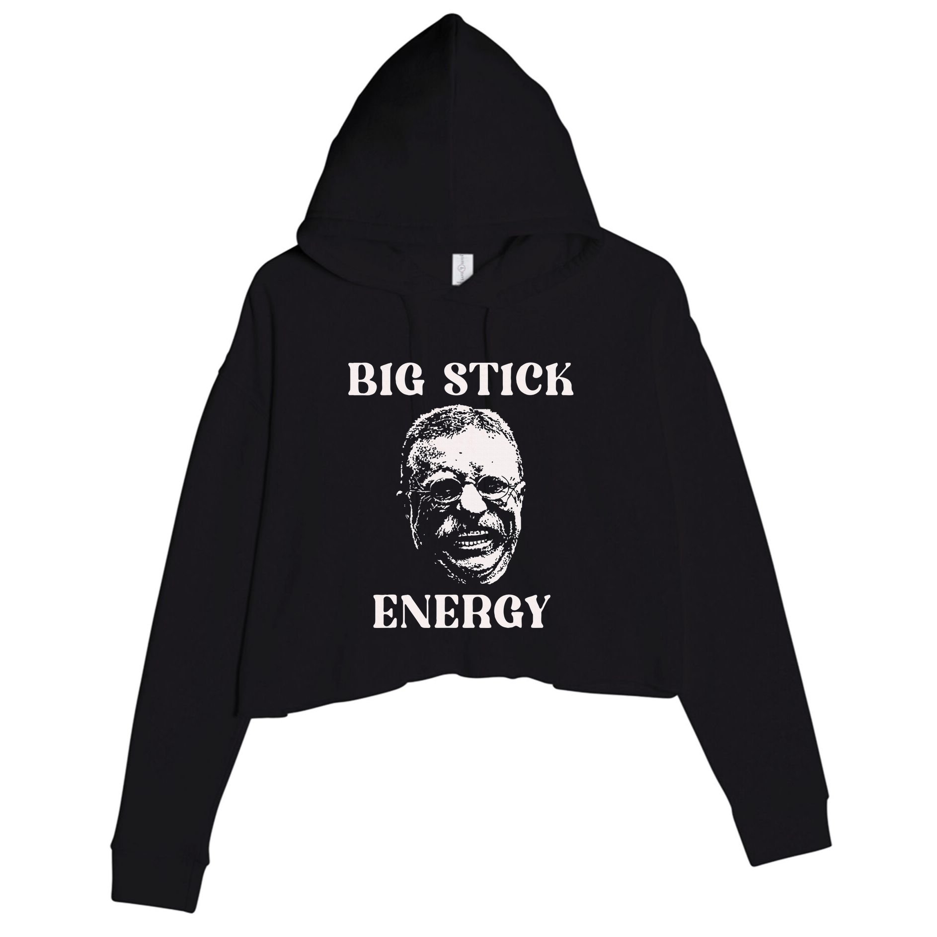 Theodore Roosevelt Crop Fleece Hoodie