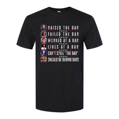 Trump Raised The Bar Harris Failed Funny Trump Politicians Softstyle® CVC T-Shirt