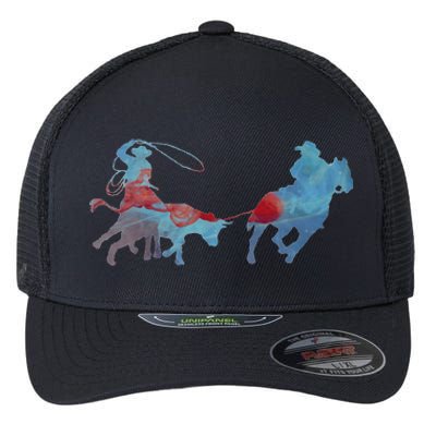 Team Roping Flexfit Unipanel Trucker Cap