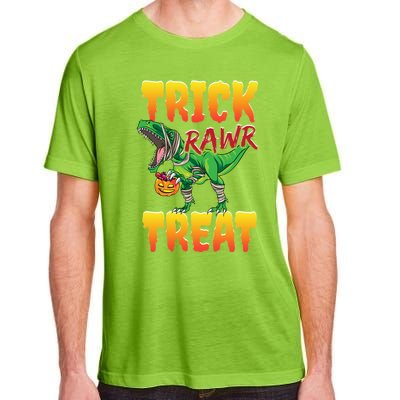 Trick Rawr Treat Dinosaur Trex Halloween Great Gift Adult ChromaSoft Performance T-Shirt