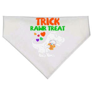 Trick Rawr Treat Dinosaur Trex Halloween Gift USA-Made Doggie Bandana