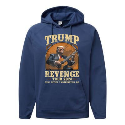 Trump Revenge Tours 2024 Performance Fleece Hoodie