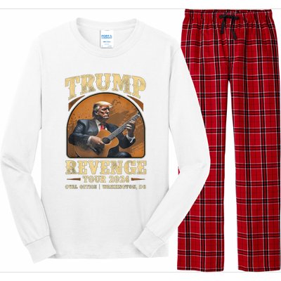 Trump Revenge Tours 2024 Long Sleeve Pajama Set