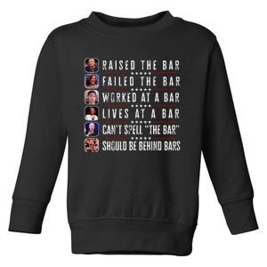 Trump Raised The Bar Harris Failed Toddler Sweatshirt