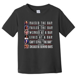 Trump Raised The Bar Harris Failed Toddler T-Shirt