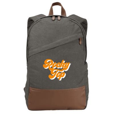 Tennessee Rocky Top TN Football Baseball Sport Fans Cotton Canvas Backpack