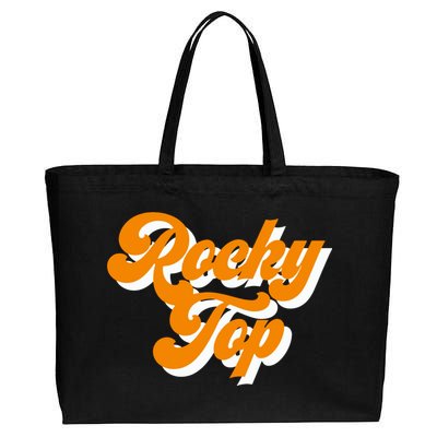 Tennessee Rocky Top TN Football Baseball Sport Fans Cotton Canvas Jumbo Tote