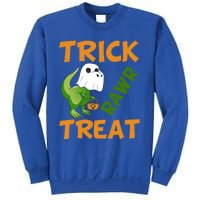 Trick Rawr Treat Halloween Dino Trick Or Treat Dinosaur Gift Sweatshirt